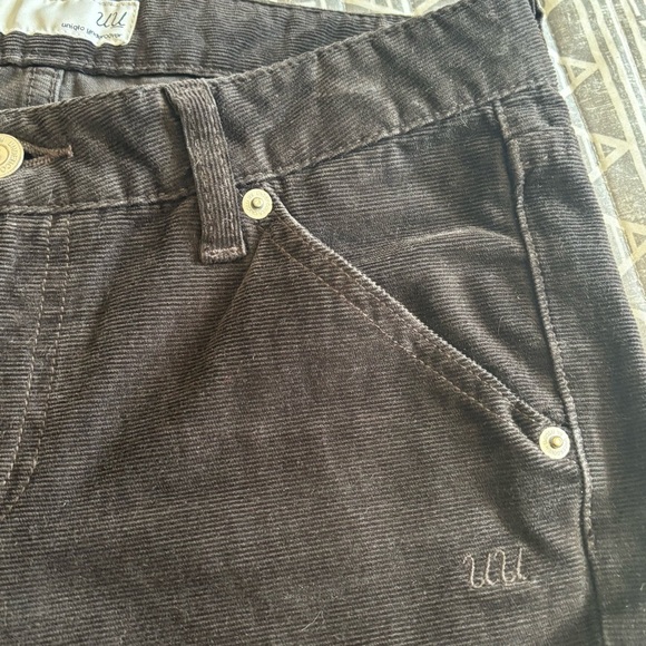 Uniqlo Undercover Black Corduroy Pants with Zip Legs Size 28 - Picture 4 of 14